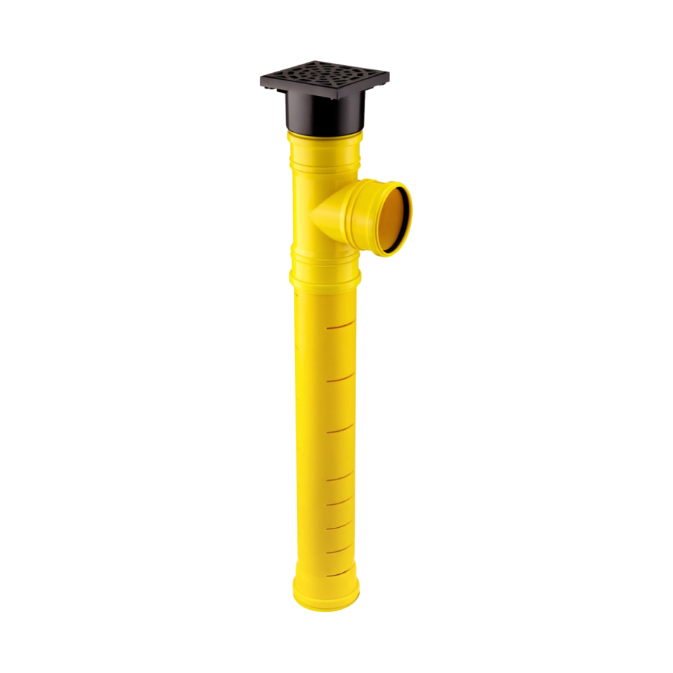 MW 110 mm overstort- en ontluchtingsput, harde buis