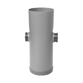 PVC zandvangput, 250 mm, met filter, 2 × 110 mm, hoogte 85 cm
