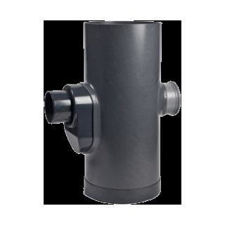 Pluvia Ontlastput 315 mm, hoogte 700 mm, 12 l/s, 2 × 125 mm